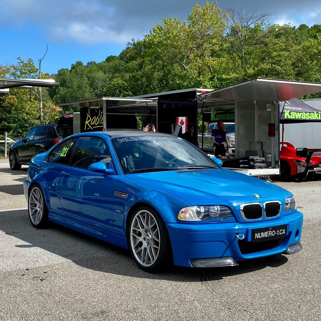 E46 M3 CSL, In Laguna Seca Blue.