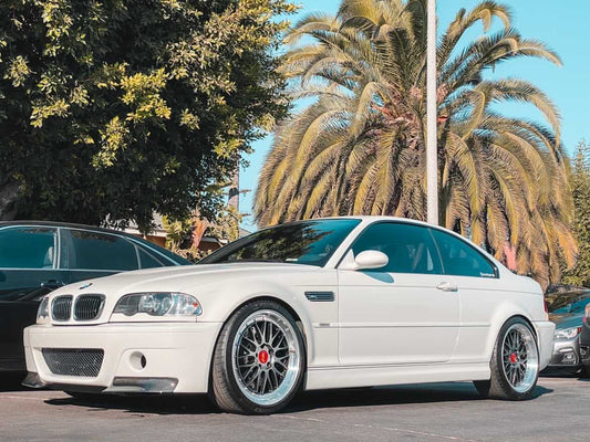 Alpine White E46 M3: BBS Wheels, Carbon Airbox, and a whole lot of WANT.