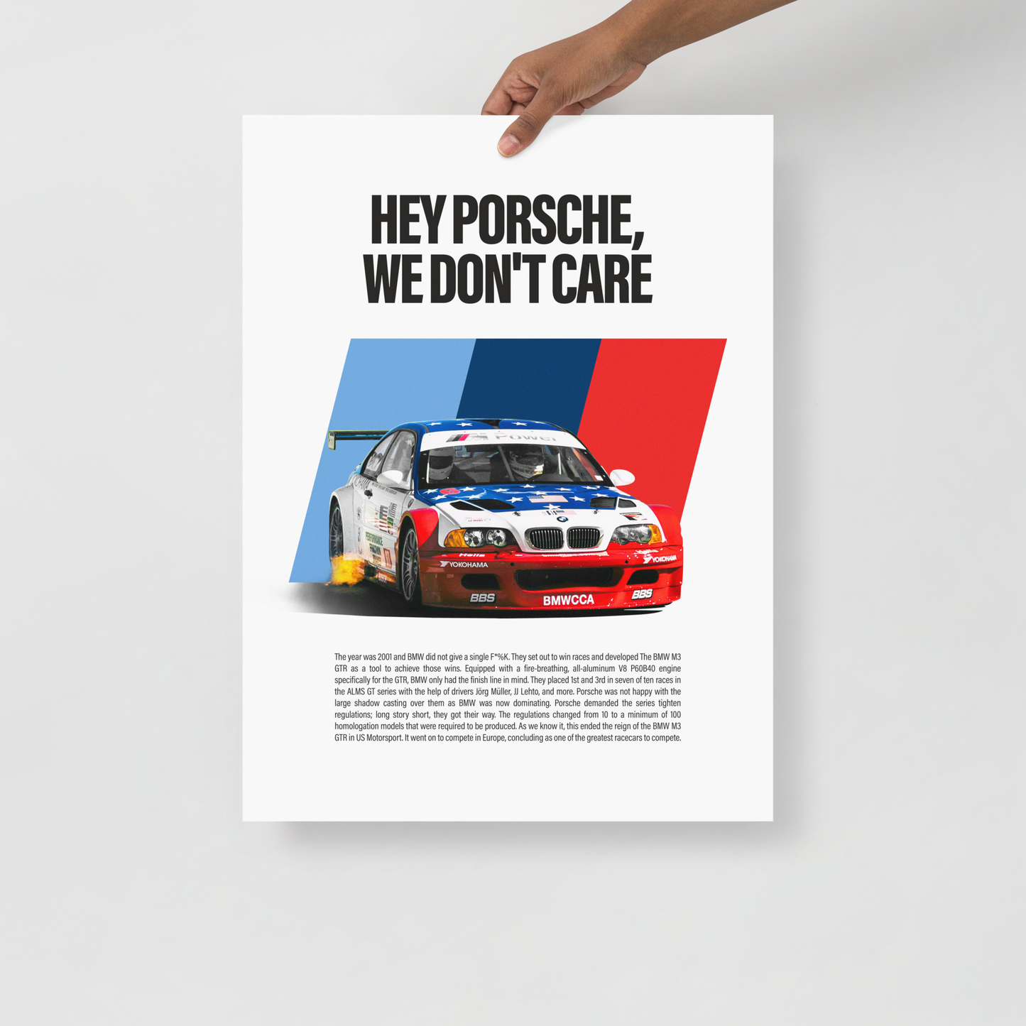 E46 M3 GTR POSTER